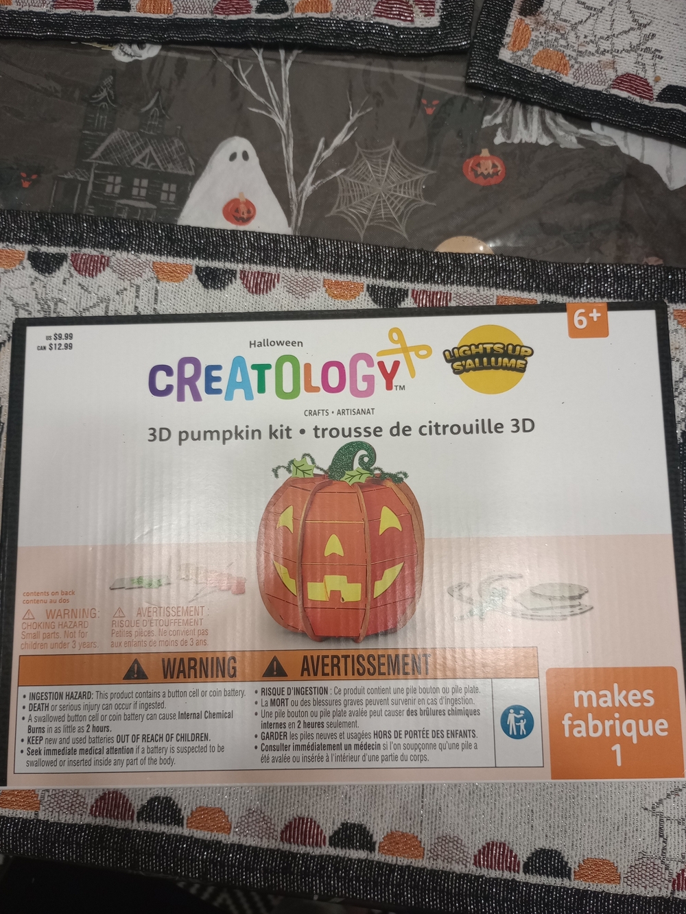 Halloween 3D Pumpkin Kit - Orange